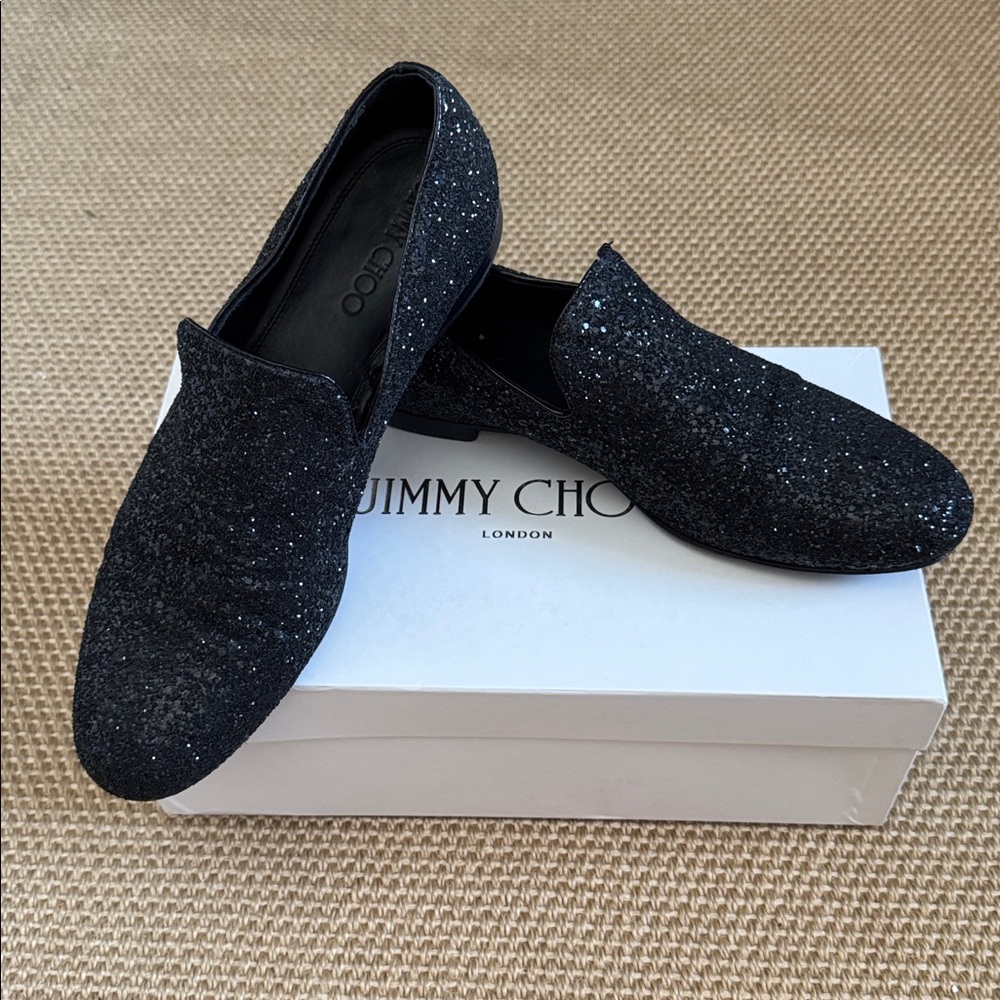 Jimmy Choo Mens Glitter Shoe